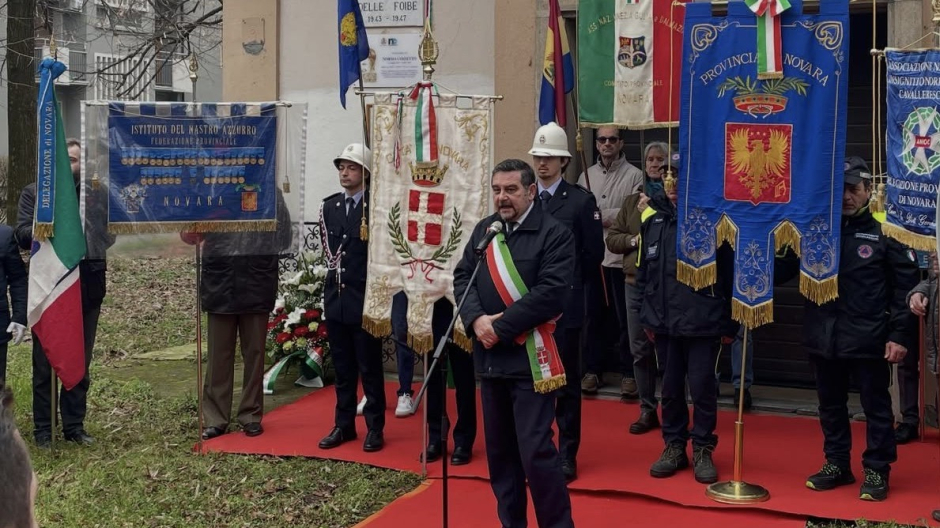 Novara, svolta commemorazione del Giorno del Ricordo